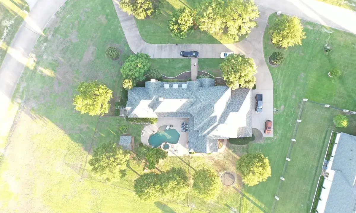 New shingle roof installation on a home in Godley